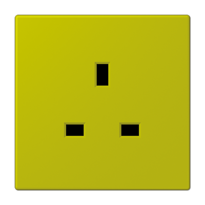 JUNG Накладка для механизма розетки арт. 3521EINS дюропласт Les Couleurs® Le Corbusier LC2521P4320F