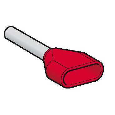 Купить SE Наконечник для одновременного монтажа двух проводов,1мм красный AZ5DE0101