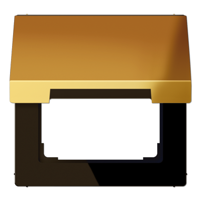 JUNG LS 990 Блеск золота Крышка для розеток и изделий с платой 50х50мм GO2990KL