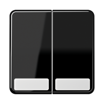 JUNG CD 500/CD plus Черная Клавиша 2-ая с полем для надписи CD595NASW