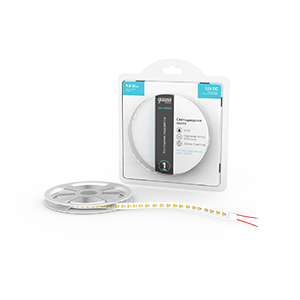 Gauss Лента Basic 12V 9,6W/m 624lm/m 4000K IP20 LED 5m 1/100 BT065