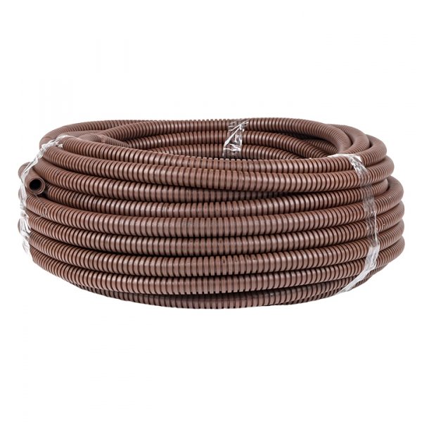 EKF PROxima Труба гофр. ПВХ Plast с зондом под темное дерево d16мм (25м.)