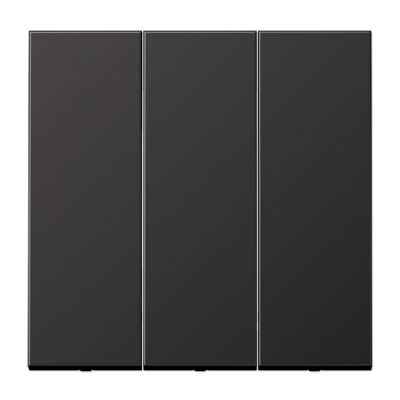 JUNG Темный Алюминий Клавиша 3-ая для трёхклавишного переключателя арт. 5306EU AL993D