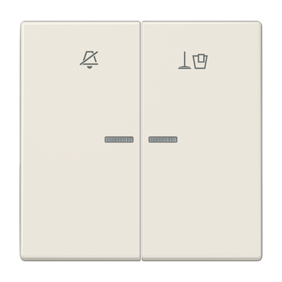 JUNG Клавиша для гостиничных выключателей 505KO5VEUM24 или 505KO5VEUM230, слоновая кость LSRUKO5M