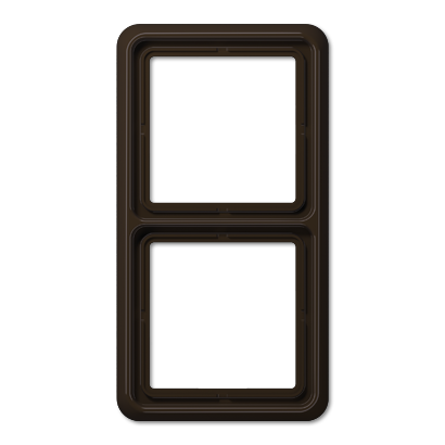 JUNG CD Коричневая Рамка 2-ая ударопрочная CD582WUBR