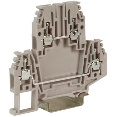 DKC DBC.2GR(Ex), проходной зажим серый 2 уровня 2,5 кв.мм ZDB100GR-RET