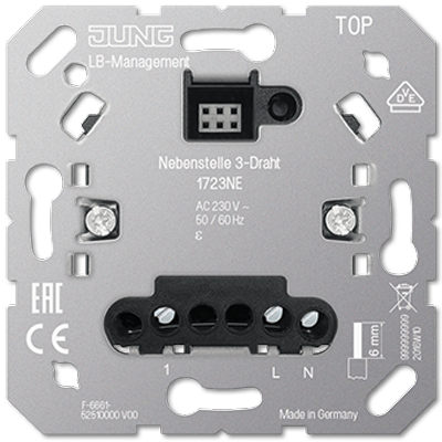JUNG 1723NE Спутниковая вставка 3-проводная