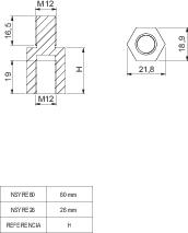 Купить SE Стойки для верхней панели 4шт NSYRE26