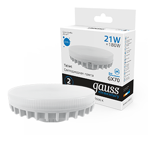 Gauss Лампа Elementary GX70 21W 2000lm 6500K LED 83832