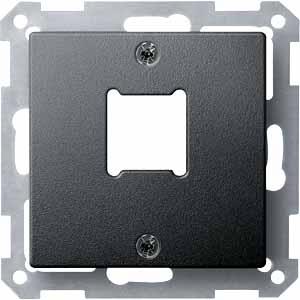 Купить SE Merten SM Антрацит Центральная плата 1-ая для розетки RJ11/RJ45 MTN291114