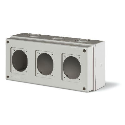 DKC Корпус на 3 поста с основанием 70х87 мм. Тип M150