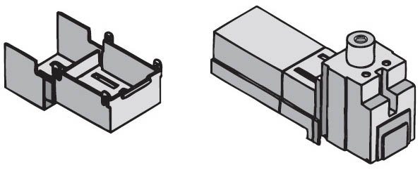 Купить ABB OZXB2K Крышка клеммная 1комплект=3шт. 1SCA022264R0010