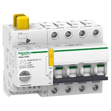 Купить SE Acti 9 Smartlink Reflex iC60N Автоматический выключатель с дистанционным приводом 4P 16A C Ti24 A9C62416