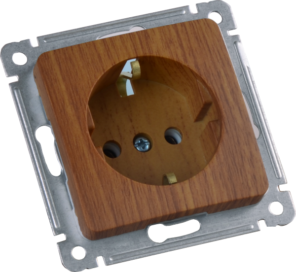 Hegel Мастер внутр Дуб РС16-411-05 Розетка с/з, механизм