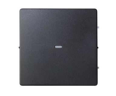 Simon S82 Concept Матовый черный, Клавиша для выключателя S75 с подсветкой 8200111-098