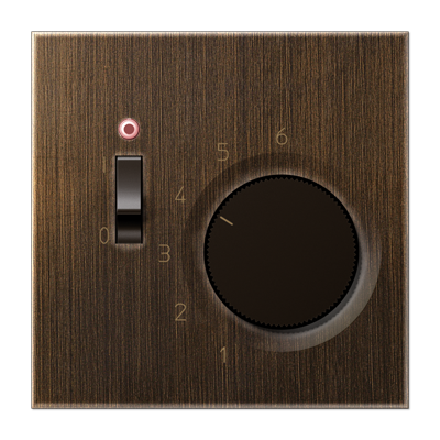 JUNG комнатный термостат, латунь Antik TRME231AT