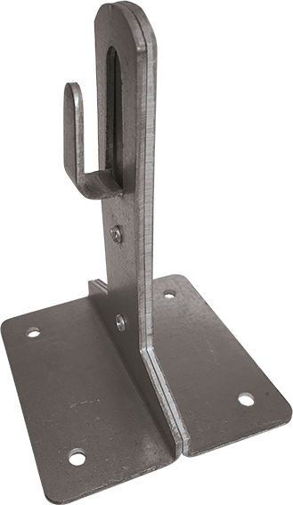 EZETEK Держатель проводника круглого 6-10 мм, высота 65 мм, оцинк. 91108