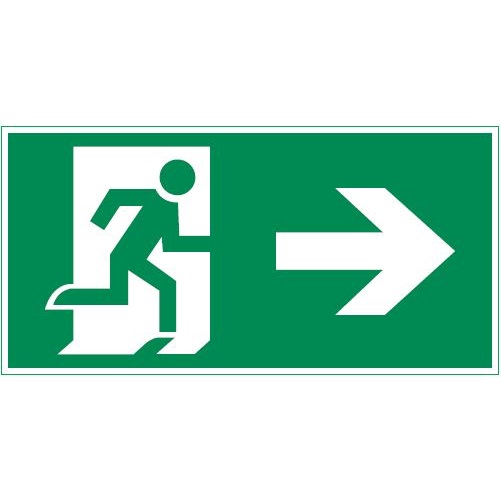 Varton пиктограмма "ФИГУРА / СТРЕЛКА ВПРАВО" 180х90мм для аварийно-эвакуационного светильника Compact V5-EM04-60.004.022