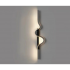 Kink Light 08418A-80R,19(3000K) Бра Скади черный (правое) w15*6 h80 Led 18W (3000K)