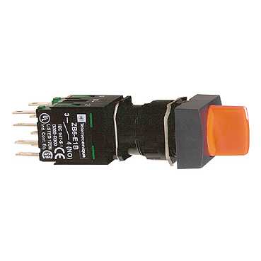 Купить SE XB6 Переключатель 16мм 3 позиции квадратный черный XB6DD235B