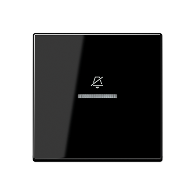 JUNG Двойная клавиша на гостиничный выключатель, комнатный модуль, чёрный ARUKO5DSW