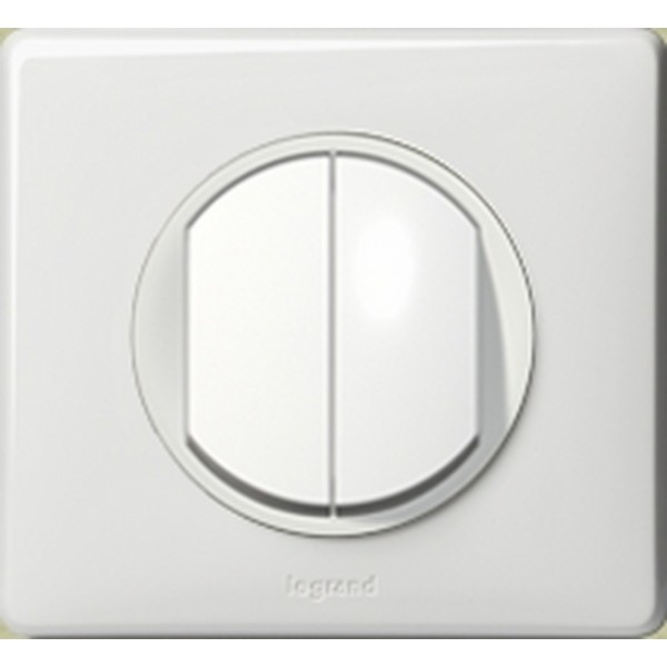 Legrand DIY Celiane Бел Переключатель двухклавишный на два направления 696903