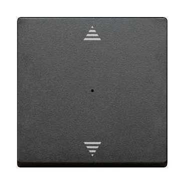 Купить SE Merten KNX\EIB SM Антрацит Клавиша для модуля 1-кнопочного выключателя, с символами ВВ/ВН MTN625514