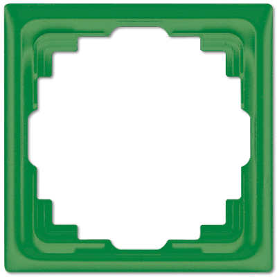 JUNG Рамка для инсталляции в кабельных каналах, однократная зеленая CD581KGN