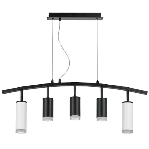 Lightstar LR7358623730 Люстра RULLO 5х50W GU10 ЧЕРНЫЙ/БЕЛЫЙ (571735+214437-3+214486-2+202430-5), шт