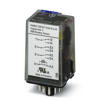Phoenix Contact REL-OR-BL/L- 24DC/3X21 Одиночное реле 1032536