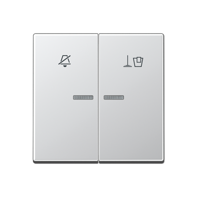 JUNG Клавиша для гостиничных выключателей 505KO5VEUM24 или 505KO5VEUM230, алюминий ARUKO5MAL