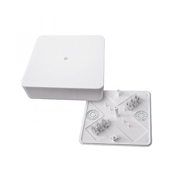 EKF PROxima Коробка разветвительная КМР-030-032кг наружная (100х100х28) белая с клеммником