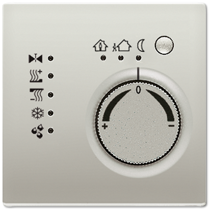 JUNG KNX LS 990 Edelstahl Регулятор для тепл. полов с внешн. датчиком температуры,с 4-канал.интерф.кнопок ES2178TS