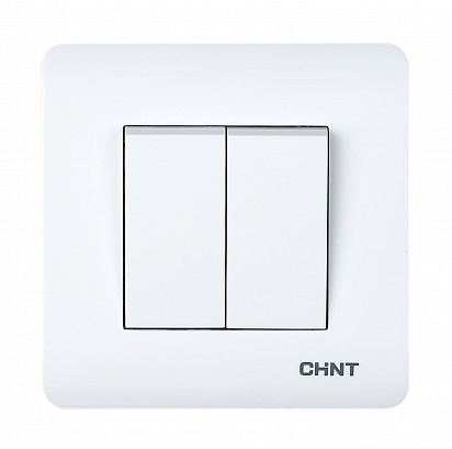 CHINT 2-клавишный проходной выключатель 10А 250В