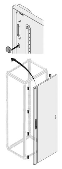 ABB Дверь глухая IP40 H=2000мм W=400мм 1STQ007369A0000