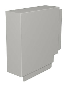 Купить OBO Bettermann Угол плоский кабель-канала WDK 80x210 мм, ПВХ серый RAL7030 6024629