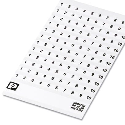 Phoenix Contact Маркировка для клеммных модулей SK 5/3,8:FORTL.ZAHLEN 61-70 0804183:0061