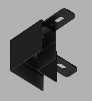 Technolight Черный Угол на плоскости накладной или подвесной RAL 9005 82003-BK