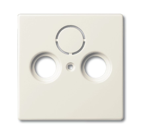 Купить ABB BJE Axcent(solo/future) Chalet-белый Накладка TV-R-SAT розетки 1724-0-4322