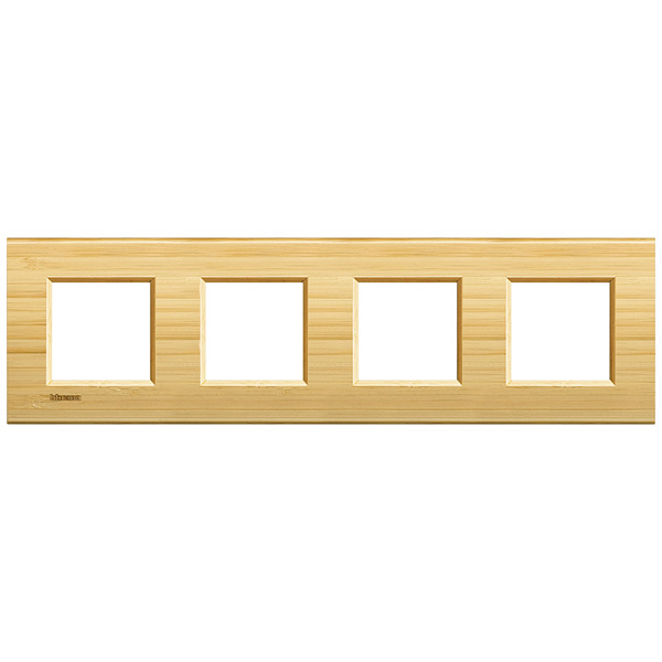 Купить BT LL Бамбук Рамка 4-ая прямоугольная (2+2+2+2 мод.) LNA4802M4LBA