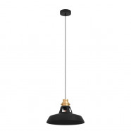 Eglo 390229 Подвесной потолочный светильник HL/1 E27 black/gold 'ESPINARDO'