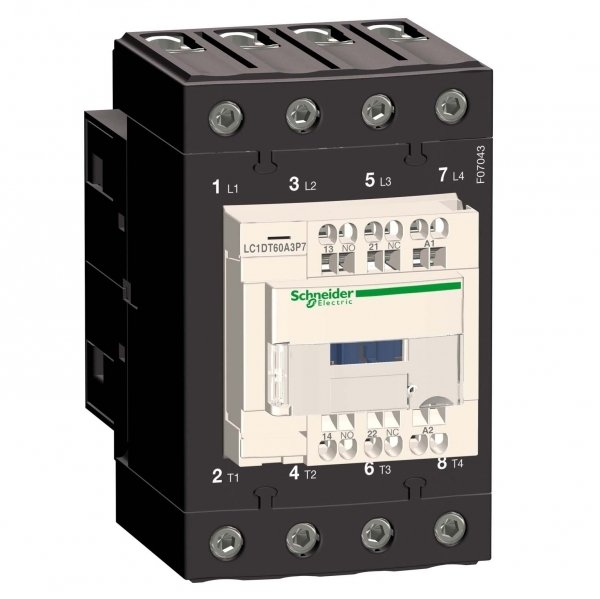 SE Contactors D Контактор 4Р Everlink AC1 415В 60A, катушка управления 230В AC 50/60Гц LC1DT60A3P7