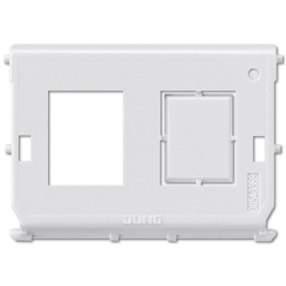 JUNG Монтажная вставка для двойных модульных гнезд 54-2WE