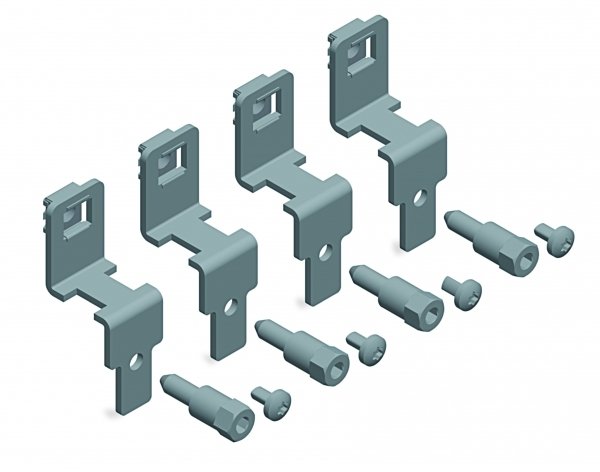 Купить SE 4 Прямоугольных кронштейна для монтажной платы NSYSMPSB