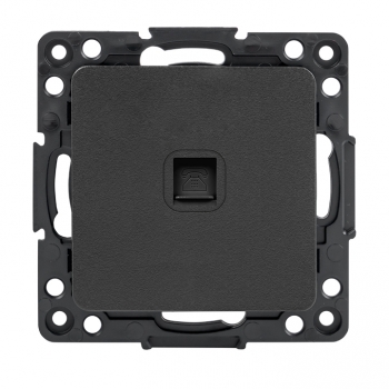 EKF PROxima Стокгольм Черный Розетка RJ-11