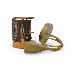 Gauss Светильник подвесной PL032 бронзовый E27, 1 м, 1/40