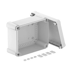 Купить OBO Bettermann Распределительная коробка X16C, IP 67, 241x191x126 мм, сплошная стенка 2005470