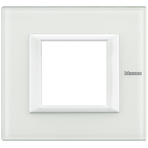 Купить BT Axolute Белое стекло Рамка 2 мод прямоугольная HA4802VBB