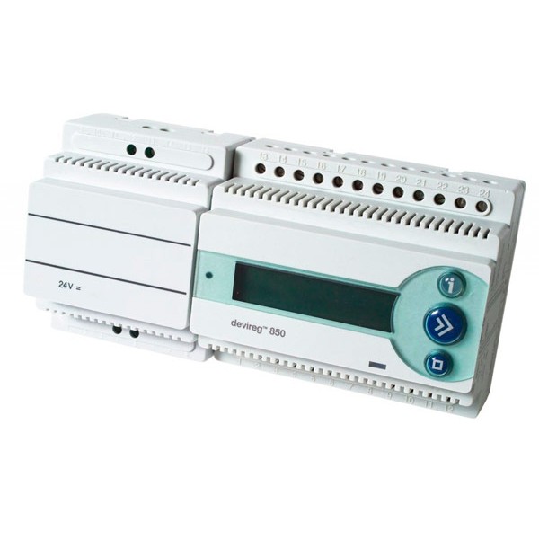 Купить Devi Терморегулятор Д-850 с источником питания 24 В 140F1084