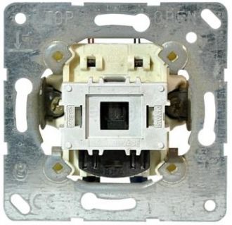 JUNG EcoProfi Мех Выключатель 1-кл с возм индикации EP406KOU